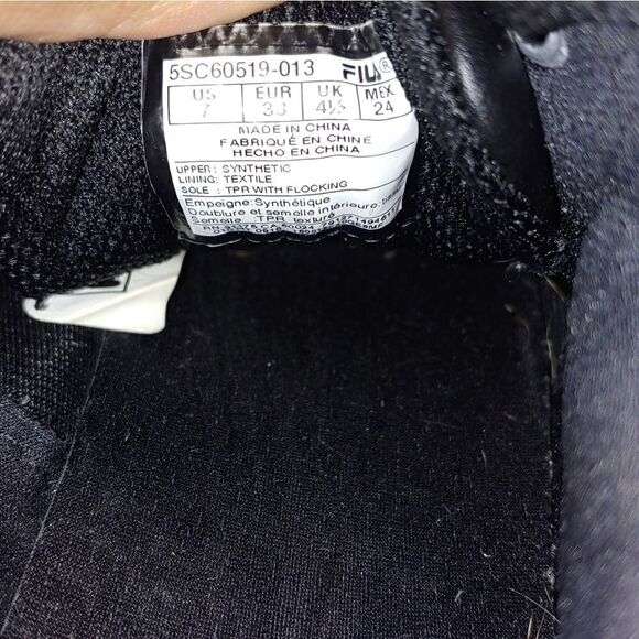 Fila women leather snake mesh fashion shoes size 7 - Picture 10 of 10